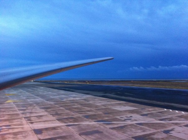 This is what Cyprus looks like from the runway. Nice, right?